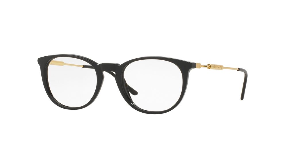 Versace VE3227A Eyeglass Frames GB1-51 - Black Frame
