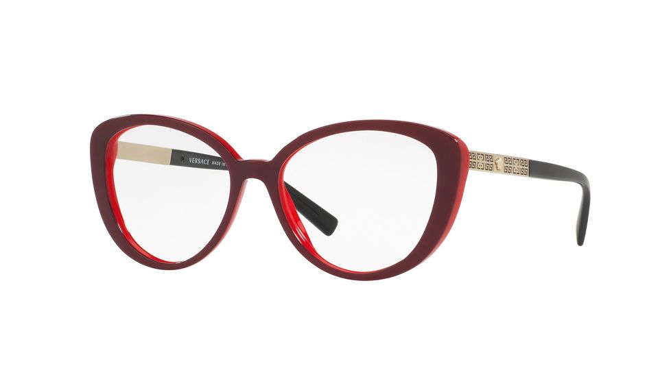 Versace VE3229 Progressive Prescription Eyeglasses 5188-52 - Red Frame