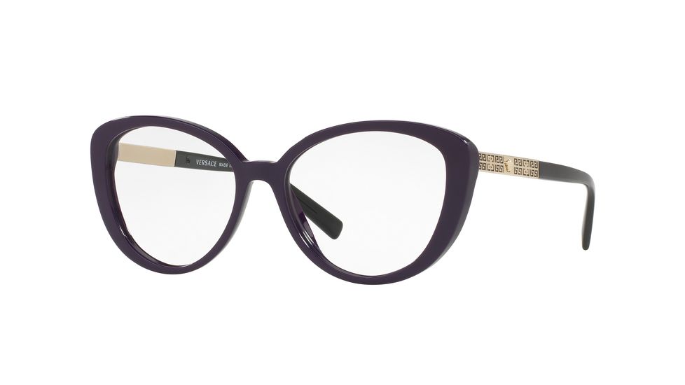 Versace VE3229 Progressive Prescription Eyeglasses 5192-52 - Violet Frame