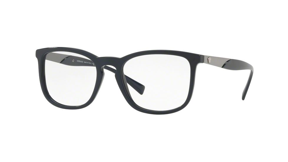 Versace VE3252A Single Vision Prescription Eyeglasses 5230-54 - Blue Frame