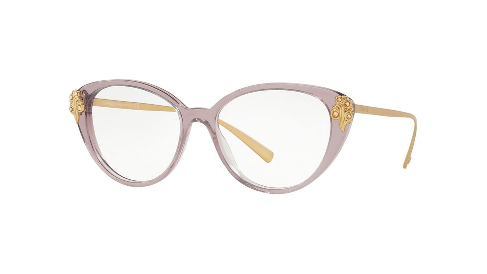 Versace VE3262B Eyeglass Frames 5273-54 - Transparent Violet Frame