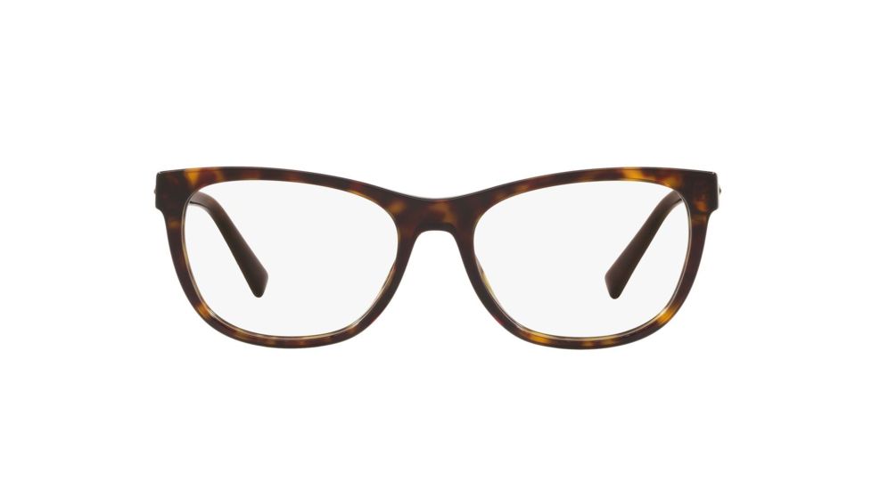 Versace VE3263BA Prescription Eyeglasses, 54mm, Dark Havana, VE3263BA-108-54-SV