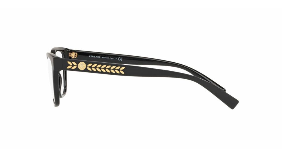 Versace VE3265A Eyeglass Frames GB1-54 - Black Frame