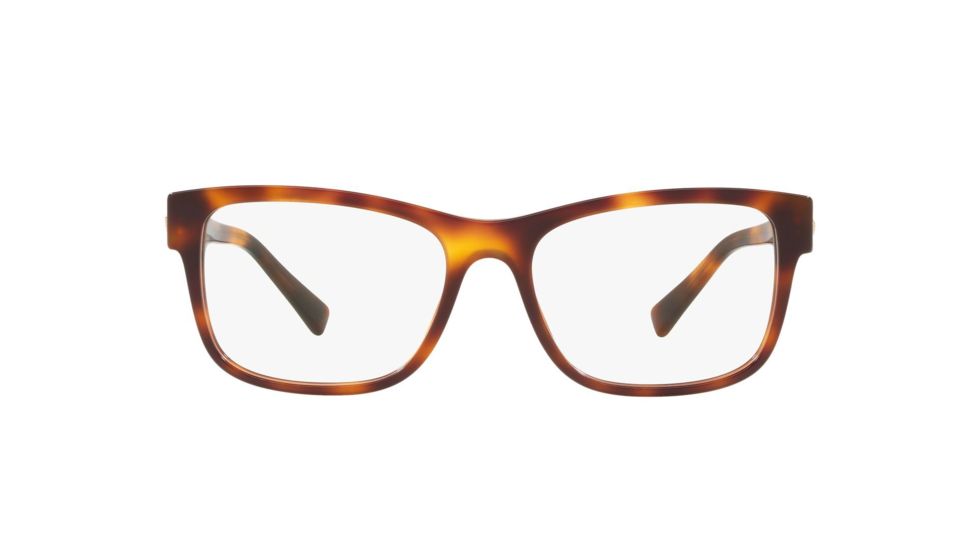 Versace VE3266 Progressive Prescription Eyeglasses, 53mm, Havana, VE3266-5217-53-PRO