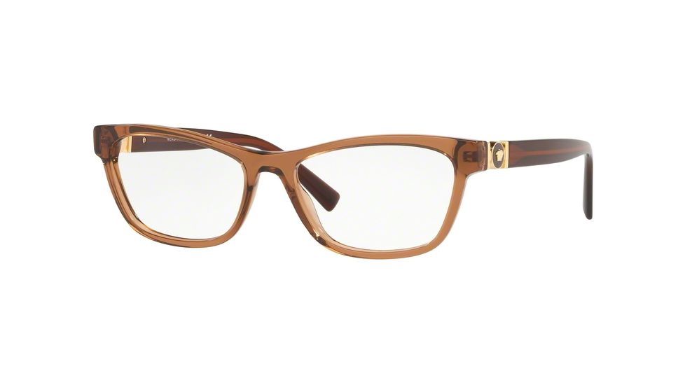 Versace VE3272A Eyeglass Frames 5028-54 - Transparent Brown
