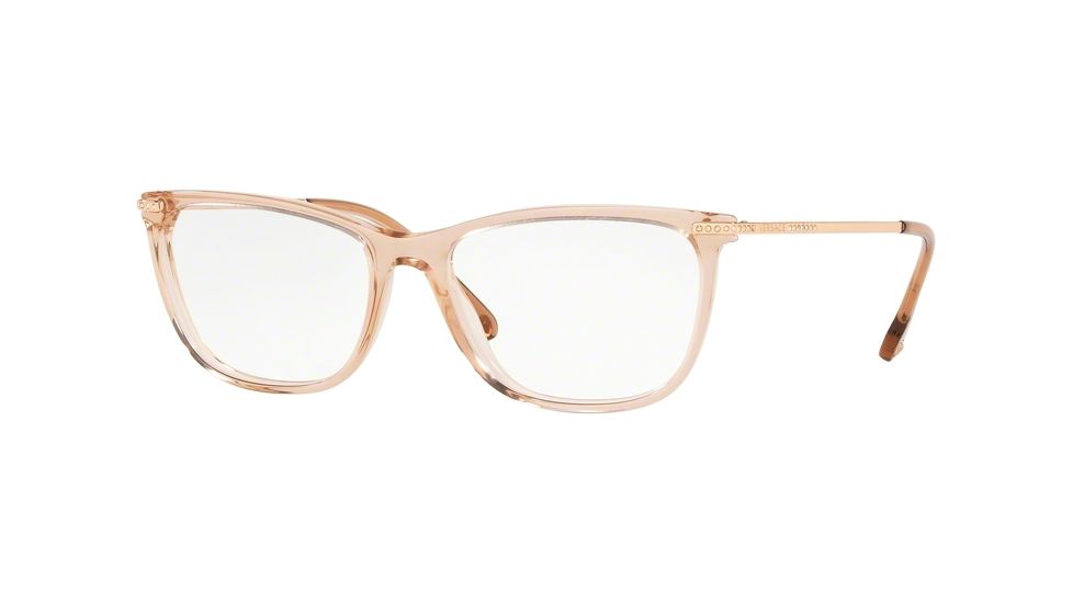 Versace VE3274B Prescription Eyeglasses, 52mm, Transparent Brown, VE3274B-5215-52-SV