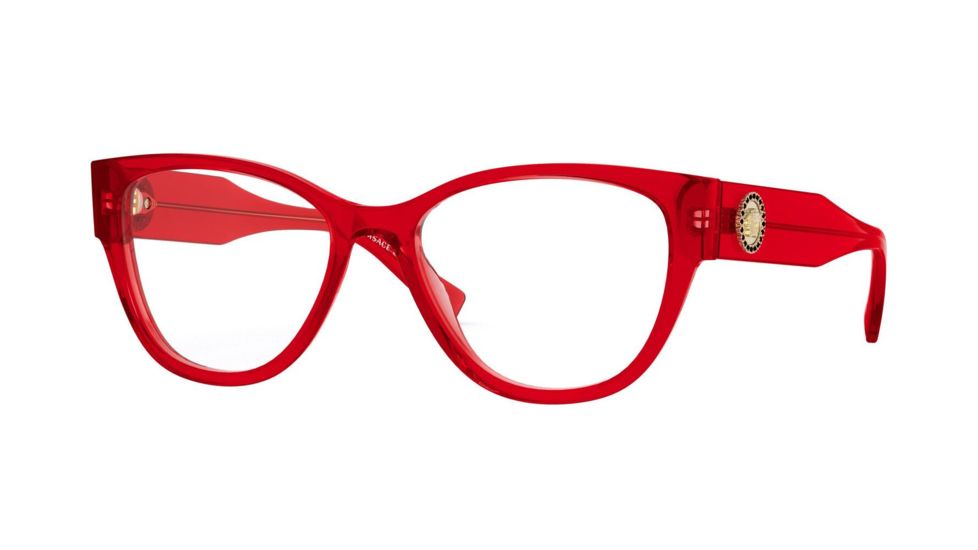 Versace VE3281B Eyeglass Frames 5323-51 - Transparent Red