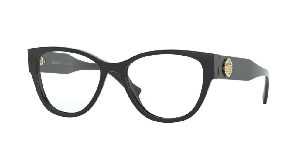 Versace VE3281B Eyeglass Frames GB1-51 - Black