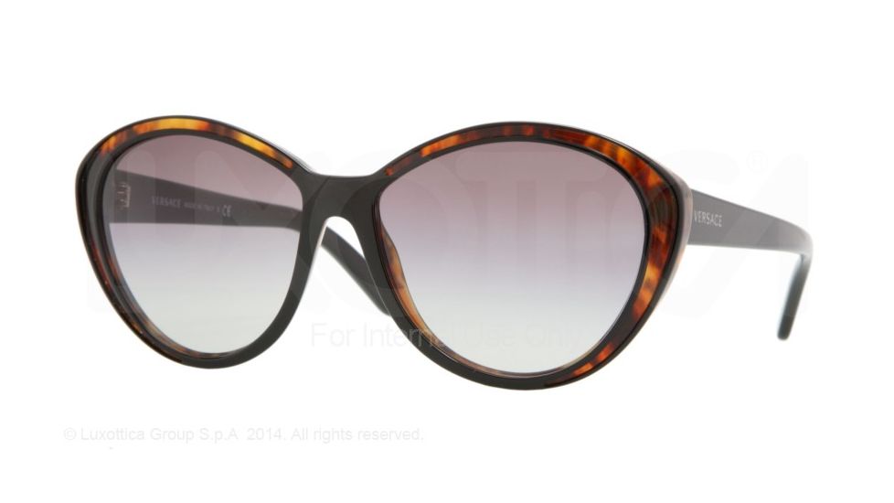 Versace VE4203 Progressive Prescription Sunglasses VE4203-913-11-57 - Lens Diameter 57 mm, Frame Color Black/Havana