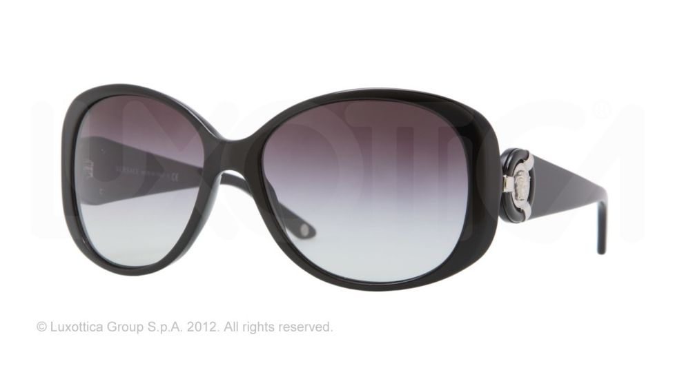 Versace VE4221 Bifocal Prescription Sunglasses VE4221-GB1-8G-58 - Lens Diameter 58 mm, Frame Color Black