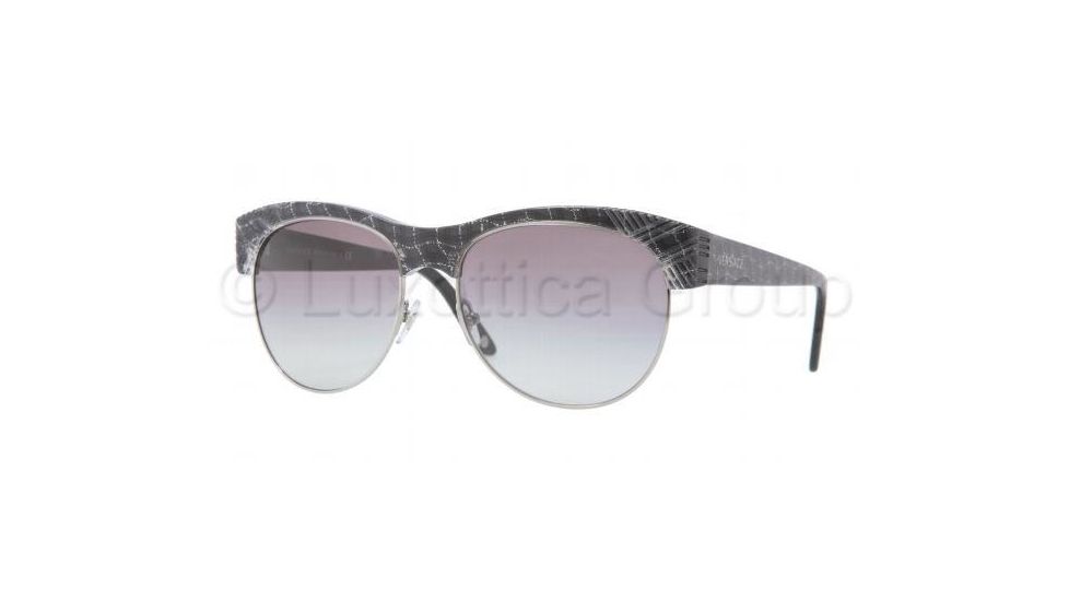 Versace VE4222 Progressive Prescription Sunglasses VE4222-957-11-5616 - Lens Diameter 56 mm, Frame Color Black Web