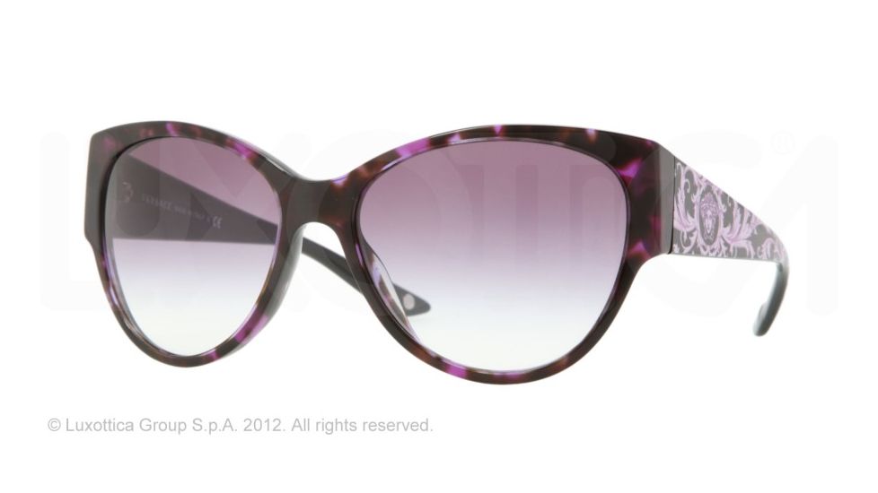 Versace VE4230 Bifocal Prescription Sunglasses VE4230-986-8H-60 - Lens Diameter 60 mm, Frame Color Violet Havana
