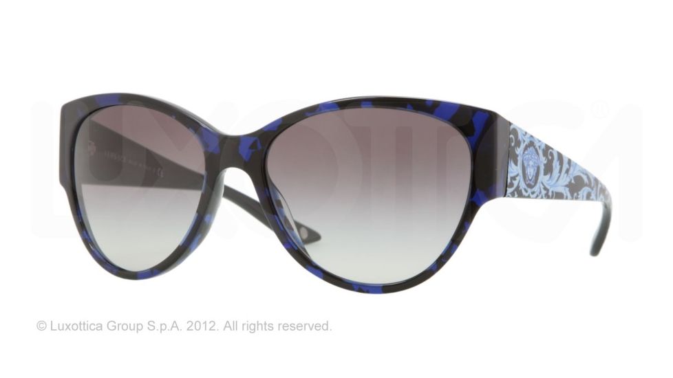 Versace VE4230 Bifocal Prescription Sunglasses VE4230-987-11-60 - Lens Diameter 60 mm, Frame Color Blue Havana