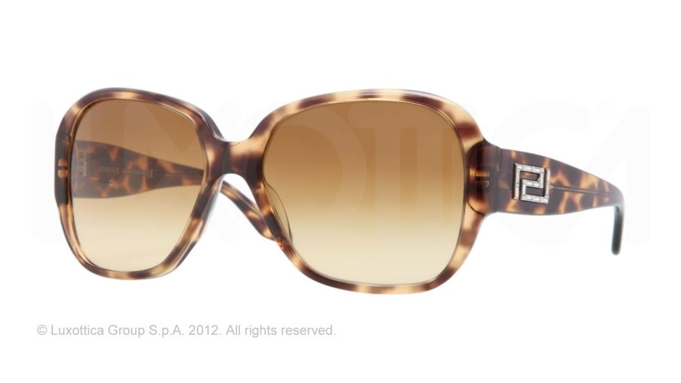 Versace VE4238B Bifocal Prescription Sunglasses VE4238B-967-2L-58 - Lens Diameter 58 mm, Frame Color Spotted Brown