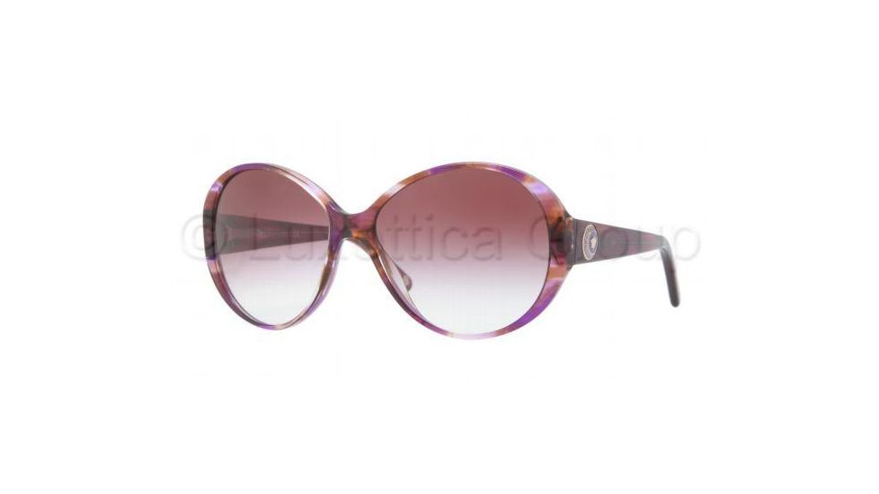 Versace VE4239 Sunglasses 968/8H-5815 - Striped Violet Frame, Violet Gradient Lenses