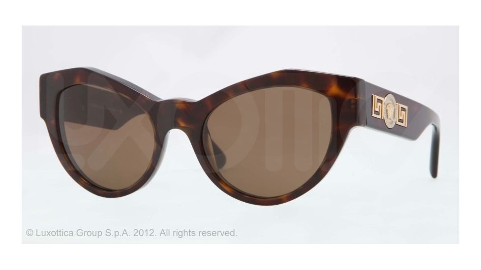 Versace VE4253 Bifocal Prescription Sunglasses VE4253-108-73-53 - Lens Diameter 53 mm, Frame Color Havana