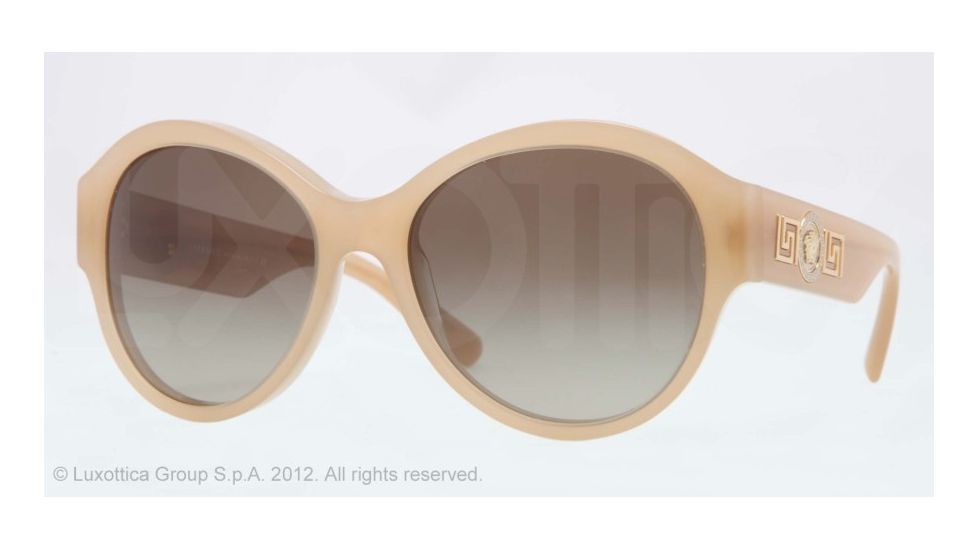 Versace VE4254 Progressive Prescription Sunglasses VE4254-503913-57 - Lens Diameter 57 mm, Frame Color Opal Beige