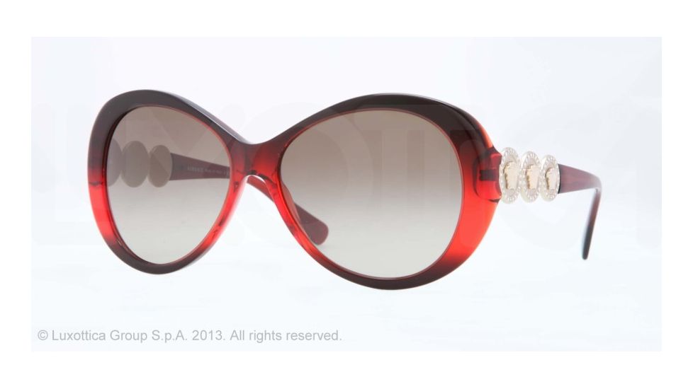 Versace VE4256B Bifocal Prescription Sunglasses VE4256B-507513-58 - Lens Diameter 58 mm, Frame Color Dark Bordeaux/red