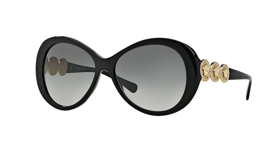 Versace VE4256B Bifocal Prescription Sunglasses VE4256B-GB1-11-58 - Lens Diameter 58 mm, Frame Color Black