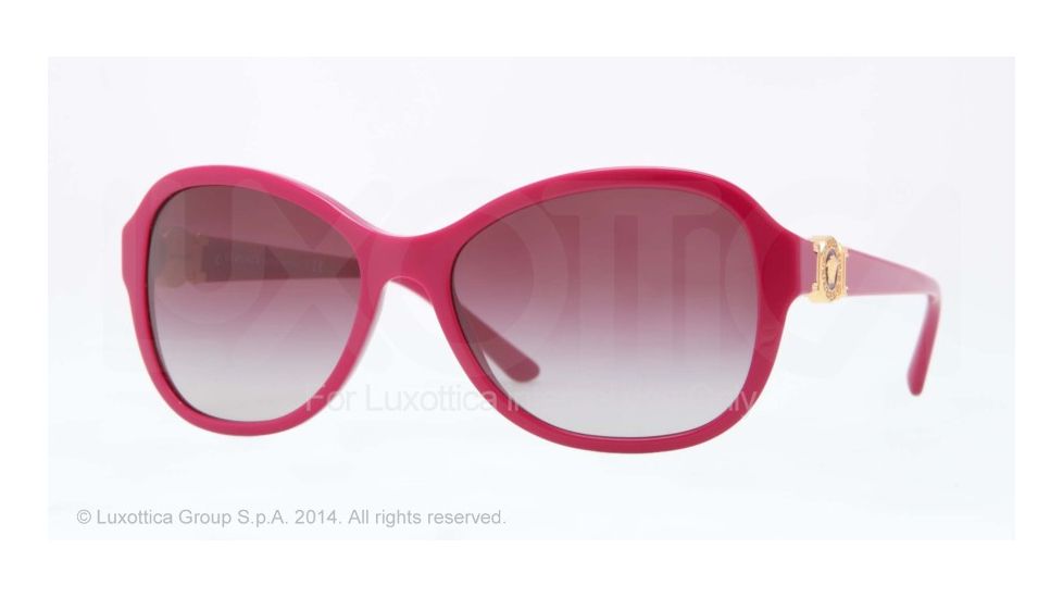 Versace VE4262 Progressive Prescription Sunglasses VE4262-50674Q-57 - Lens Diameter 57 mm, Frame Color Fuxia