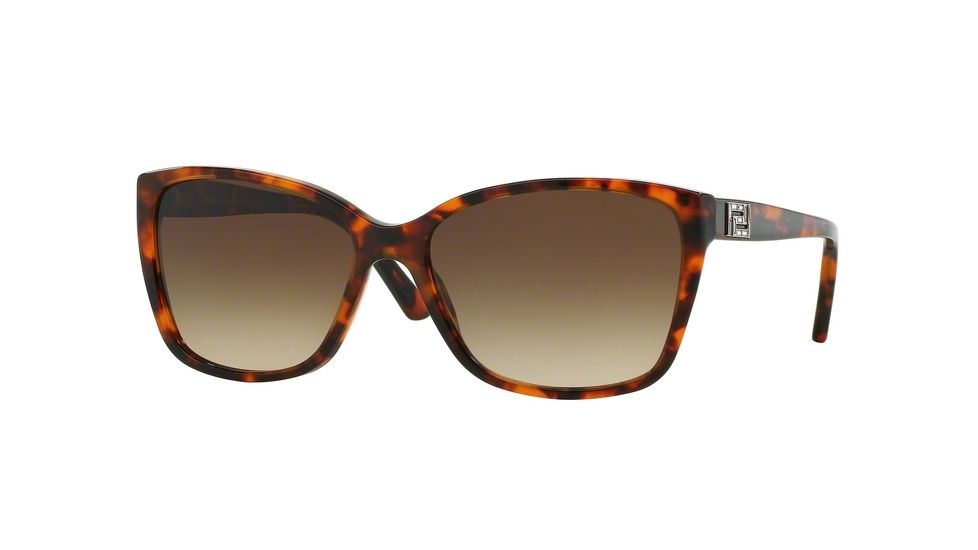 Versace VE4268B Single Vision Prescription Sunglasses VE4268B-507413-57 - Lens Diameter 57 mm, Frame Color Amber Havana