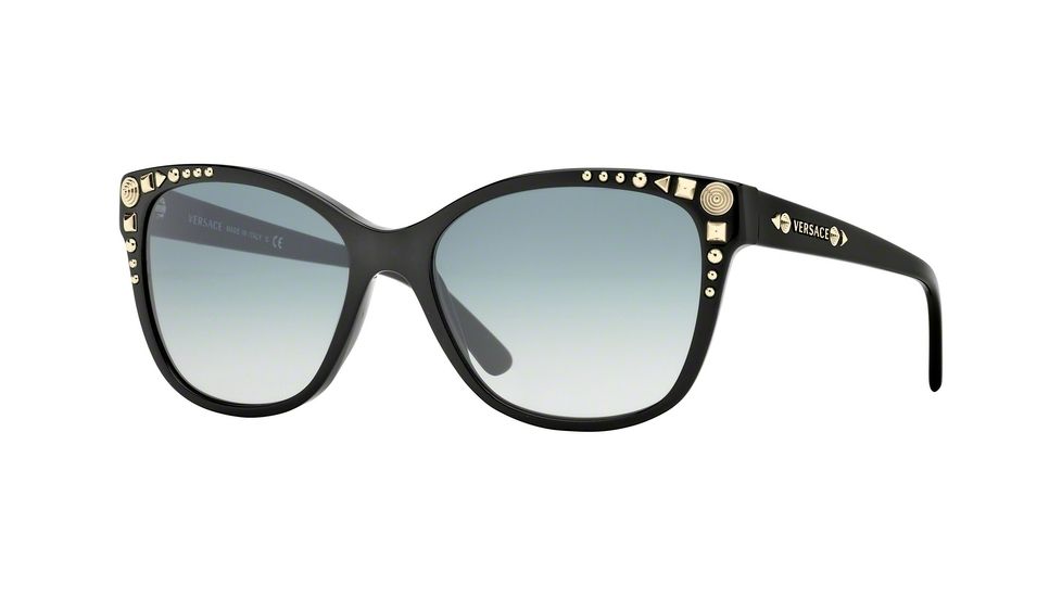 Versace VE4270 Bifocal Prescription Sunglasses VE4270-GB1-11-56 - Lens Diameter 56 mm, Frame Color Black