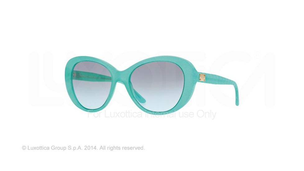 Versace VE4273 Sunglasses 51094S-56 - Glitter Turq/opal Turq Frame, Azure Gradient Dark Blue Lenses