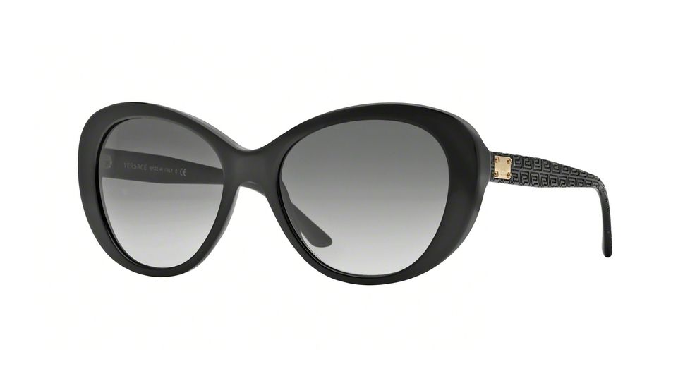 Versace VE4273 Sunglasses GB1/8G-56 - Black Frame, Gray Gradient Lenses