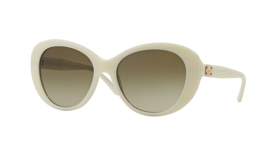 Versace VE4273A Sunglasses 503413-56 - Off White Frame, Brown Gradient Lenses