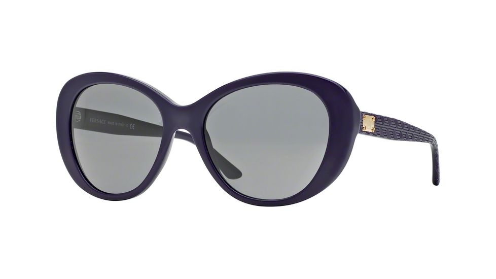 Versace VE4273A Sunglasses 506487-56 - Violet Frame, Grey Lenses