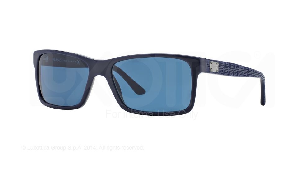 Versace VE4274 Single Vision Prescription Sunglasses VE4274-510780-58 - Lens Diameter 58 mm, Frame Color Blue
