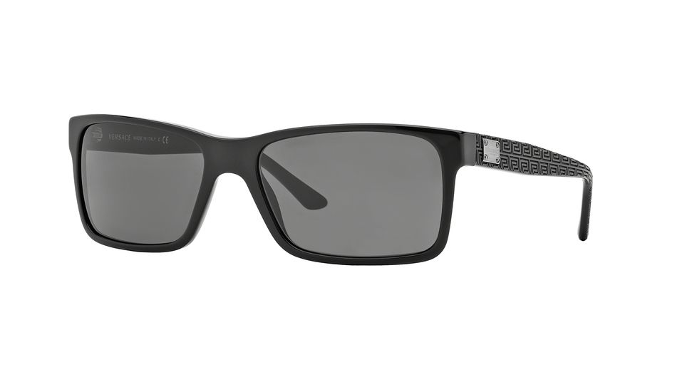 Versace VE4274 Single Vision Prescription Sunglasses VE4274-GB1-87-58 - Lens Diameter 58 mm, Frame Color Black