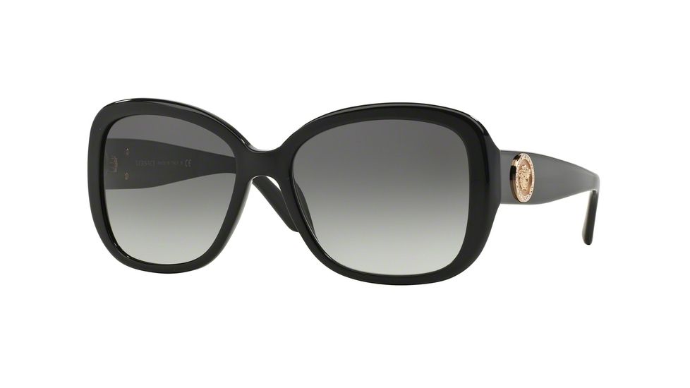 Versace VE4278B Bifocal Prescription Sunglasses VE4278B-GB1-11-57 - Lens Diameter 57 mm, Frame Color Black