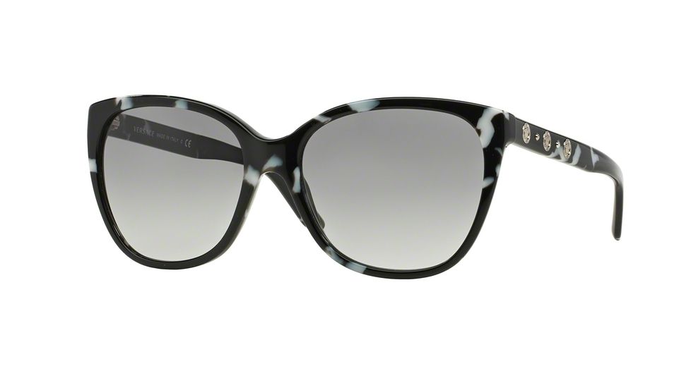 Versace VE4281 Progressive Prescription Sunglasses VE4281-508711-57 - Lens Diameter 57 mm, Frame Color Spotted Black White