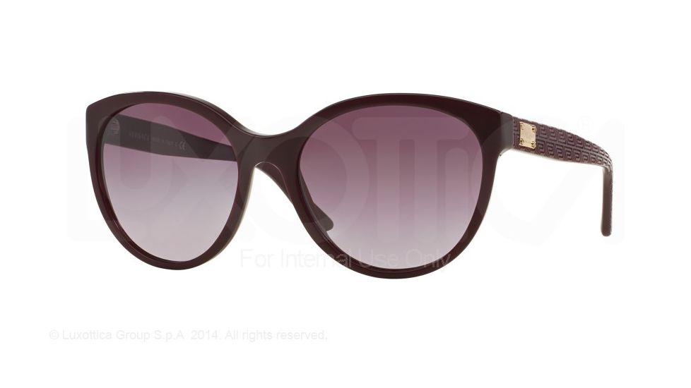 Versace VE4282A Single Vision Prescription Sunglasses VE4282A-51238H-57 - Lens Diameter 57 mm, Frame Color Matte Violet