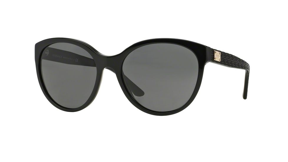 Versace VE4282A Single Vision Prescription Sunglasses VE4282A-GB1-87-57 - Lens Diameter 57 mm, Frame Color Black