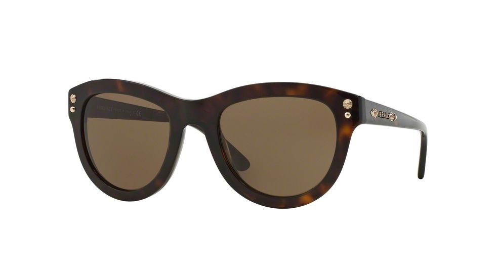 Versace VE4291 Progressive Prescription Sunglasses VE4291-108-73-53 - Lens Diameter 53 mm, Frame Color Havana