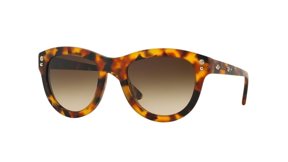 Versace VE4291 Progressive Prescription Sunglasses VE4291-513713-53 - Lens Diameter 53 mm, Frame Color Matte Havana