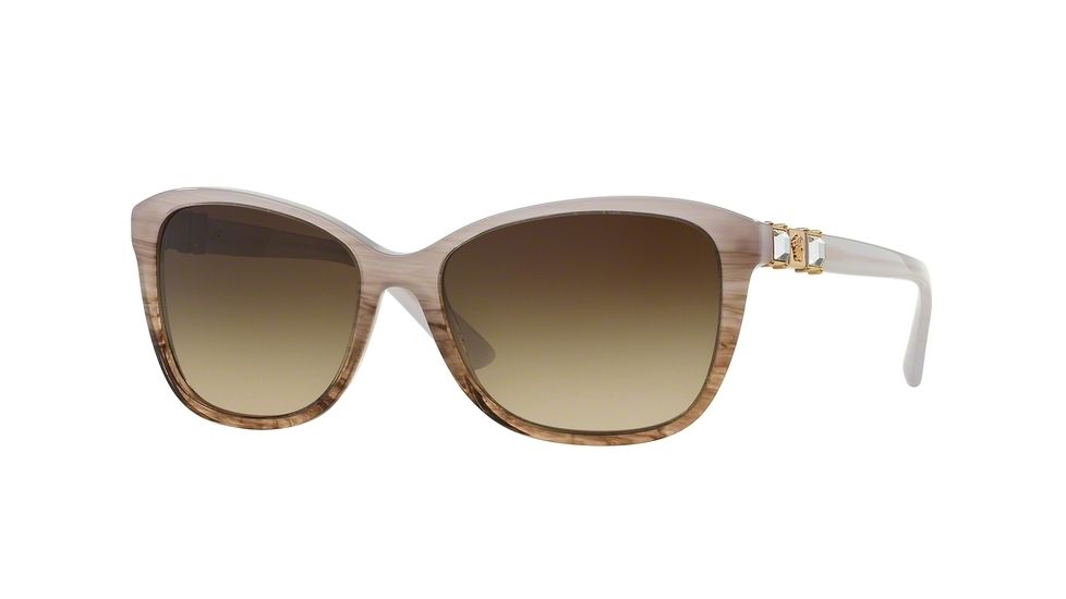 Versace VE4293B Bifocal Prescription Sunglasses VE4293B-515413-57 - Lens Diameter 57 mm, Frame Color Ice Violet/striped Havana