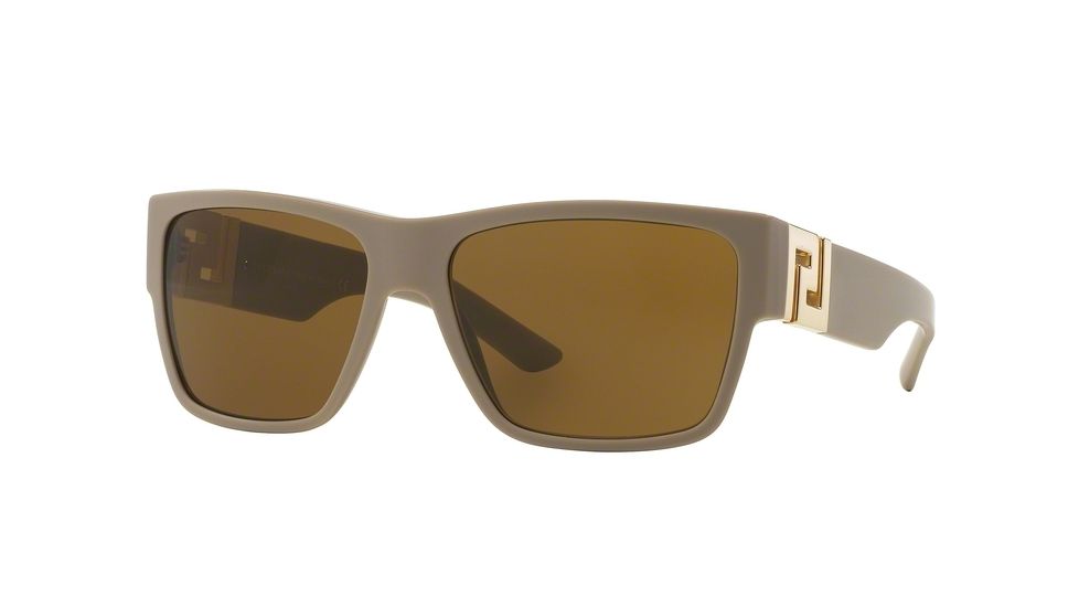 Versace VE4296 Sunglasses 514673-59 - Sand Beige Frame, Brown Lenses