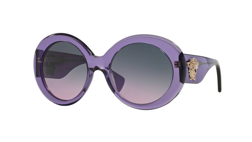 Versace VE4298A Bifocal Prescription Sunglasses VE4298A-516090-55 - Lens Diameter 55 mm, Frame Color Transparent Violet