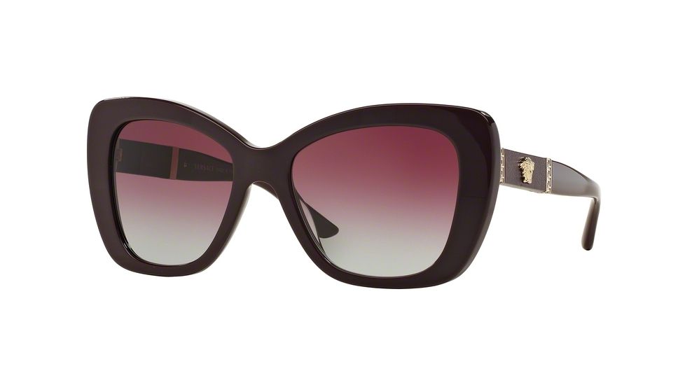 Versace VE4305Q Progressive Prescription Sunglasses VE4305Q-50664Q-54 - Lens Diameter 54 mm, Frame Color Eggplant