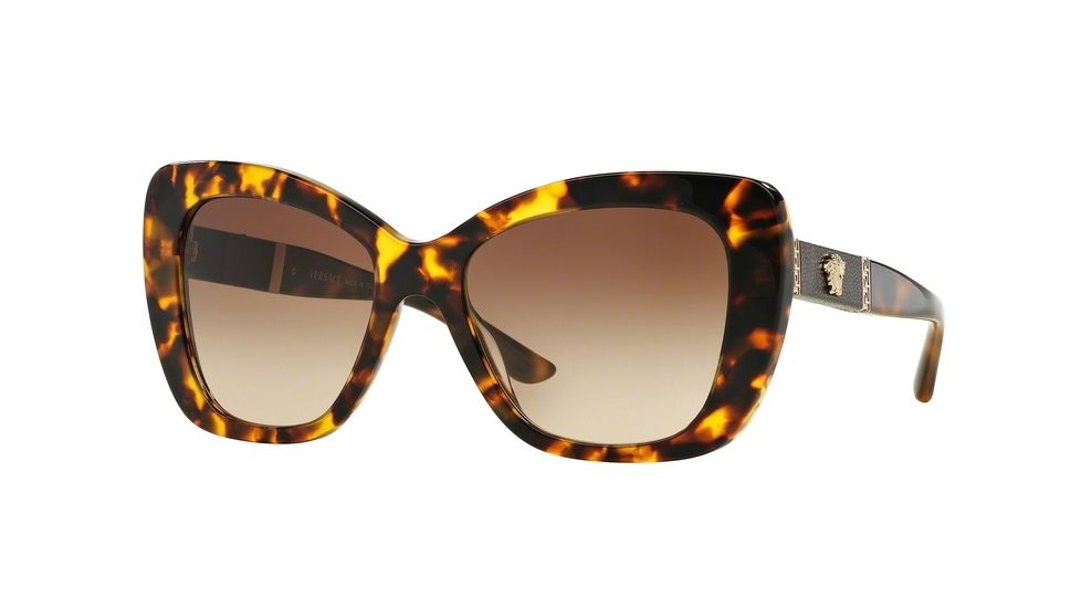 Versace VE4305Q Progressive Prescription Sunglasses VE4305Q-514813-54 - Lens Diameter 54 mm, Frame Color Havana