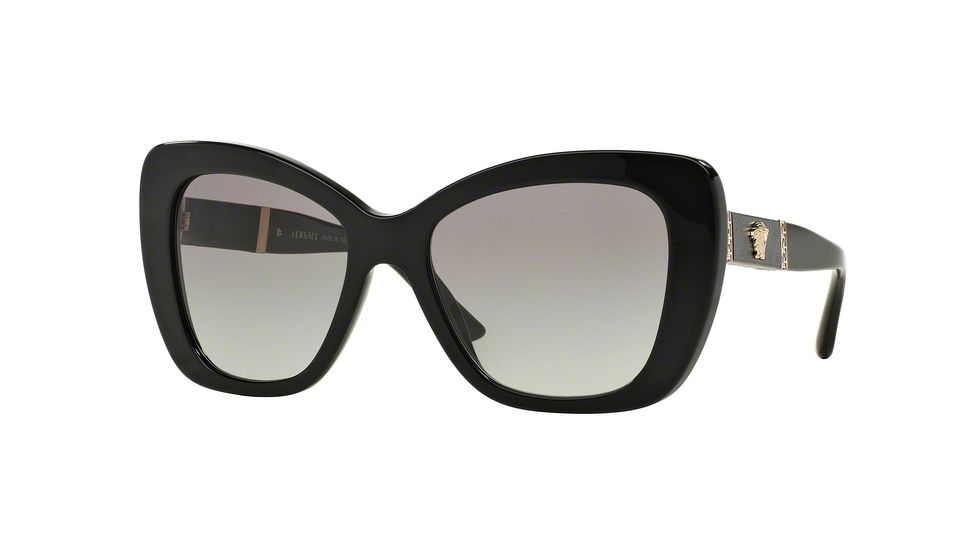 Versace VE4305Q Progressive Prescription Sunglasses VE4305Q-GB1-11-54 - Lens Diameter 54 mm, Frame Color Black