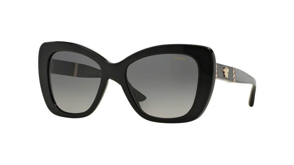 Versace VE4305Q Progressive Prescription Sunglasses VE4305Q-GB1-T3-54 - Lens Diameter 54 mm, Frame Color Black