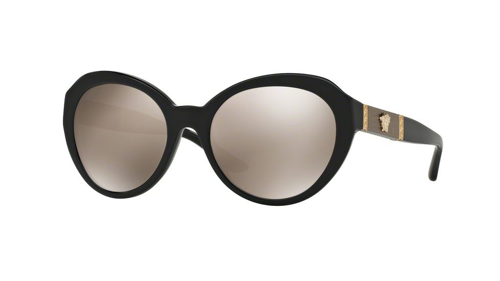 Versace VE4306Q Progressive Prescription Sunglasses VE4306Q-GB1-5A-56 - Lens Diameter 56 mm, Frame Color Black