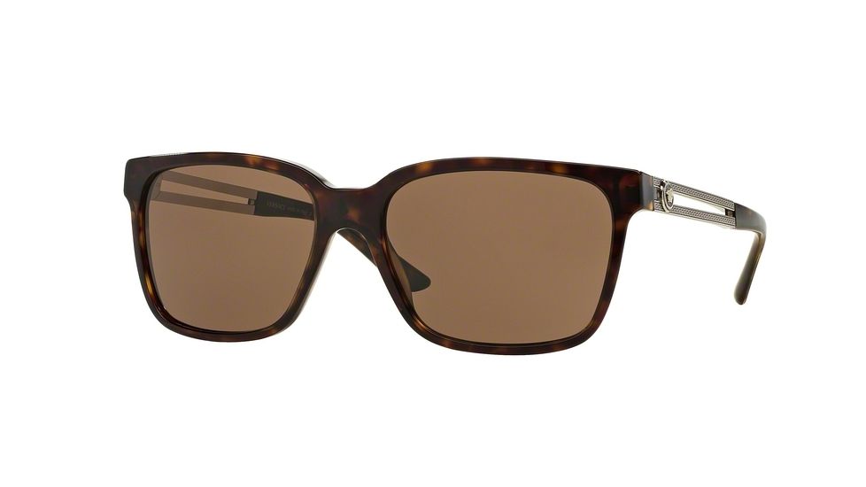 Versace VE4307A Progressive Prescription Sunglasses VE4307A-108-73-58 - Lens Diameter 58 mm, Frame Color Havana