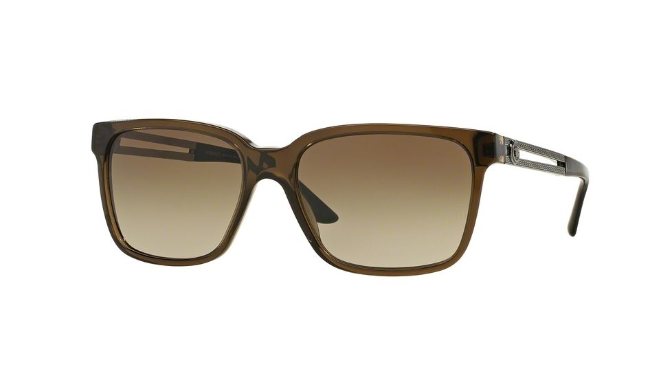 Versace VE4307A Progressive Prescription Sunglasses VE4307A-200-13-58 - Lens Diameter 58 mm, Frame Color Transparent Green