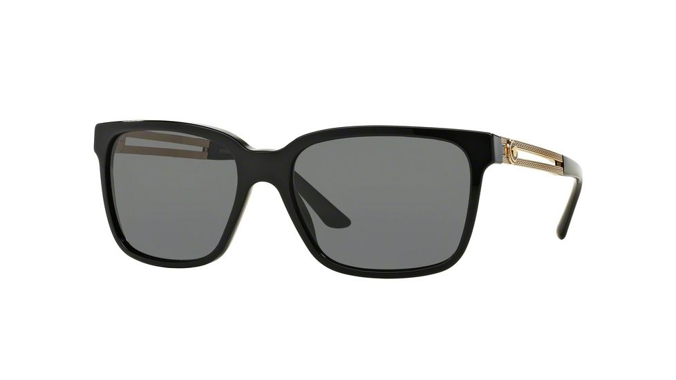 Versace VE4307A Progressive Prescription Sunglasses VE4307A-GB1-87-58 - Lens Diameter 58 mm, Frame Color Black