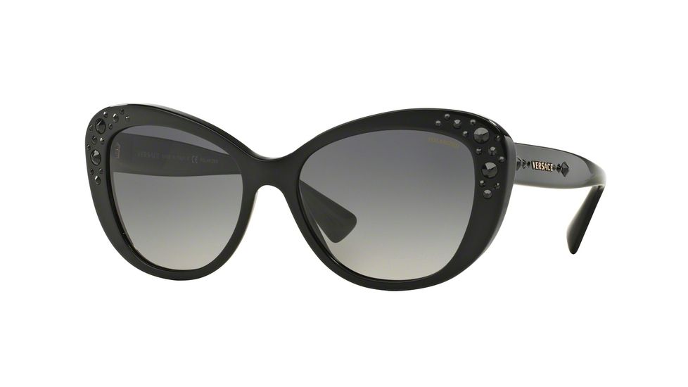 Versace VE4309B Progressive Prescription Sunglasses VE4309B-GB1-T3-57 - Lens Diameter 57 mm, Frame Color Black
